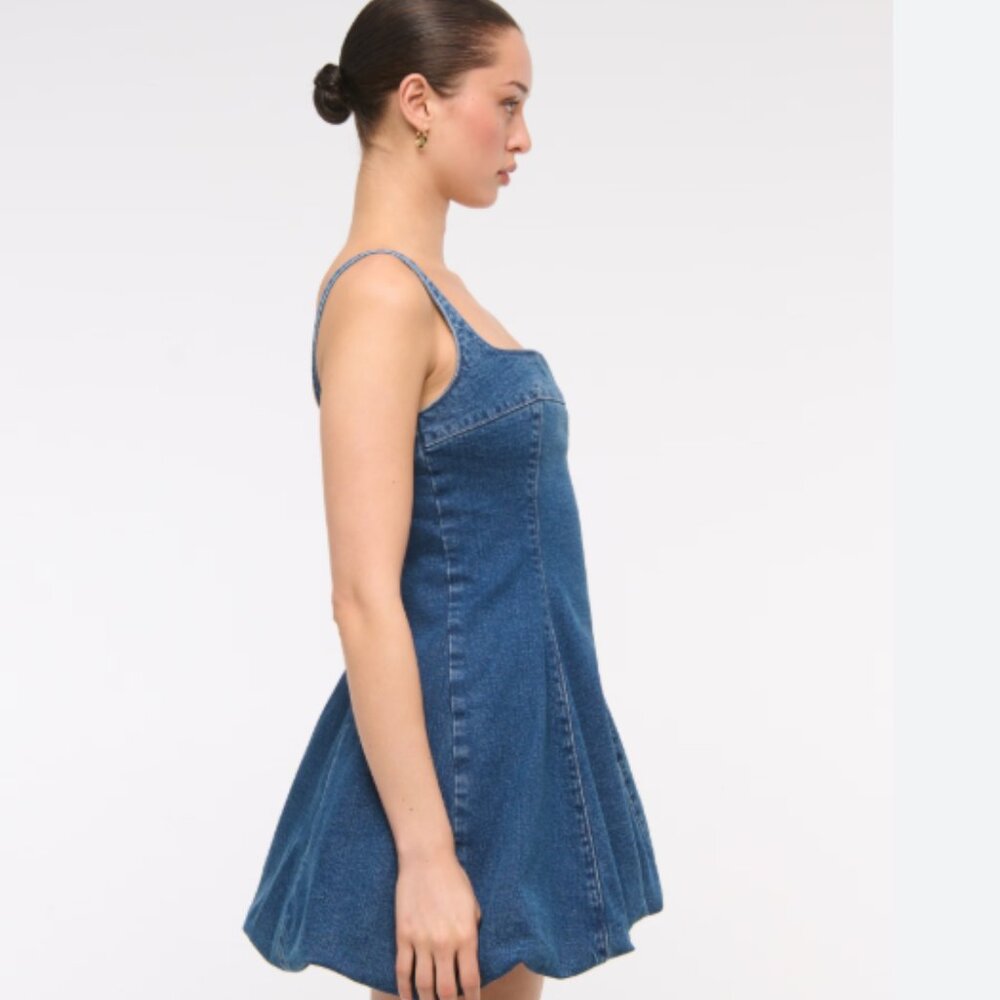 Abercrombie Denim Bubble Dress - Picture 4 of 4
